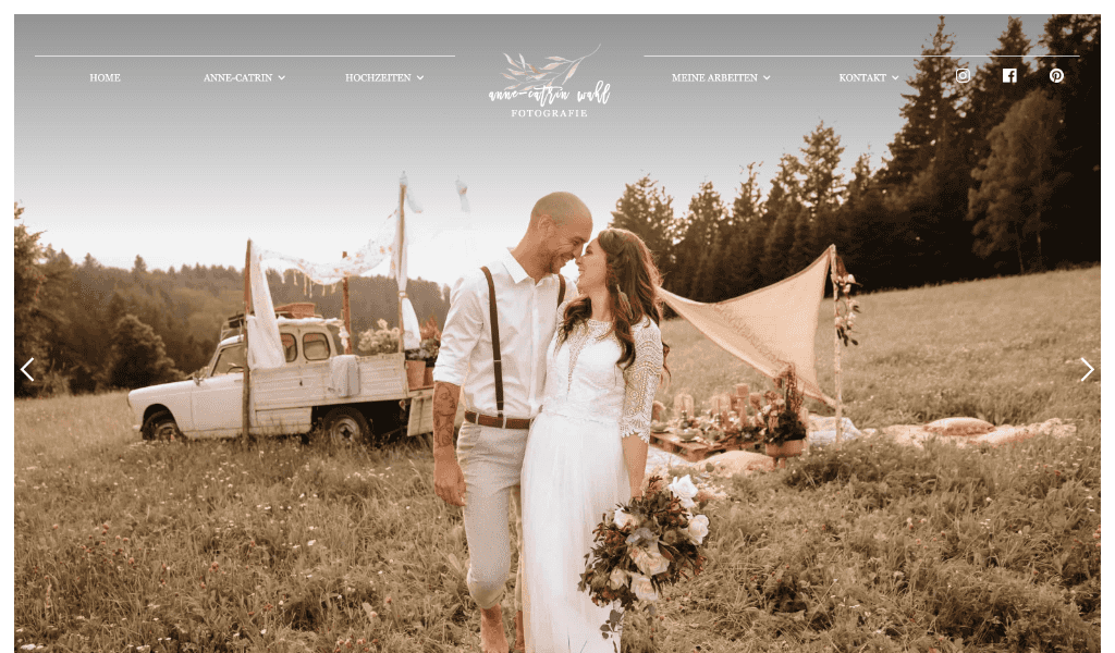 Wahl Photography Website